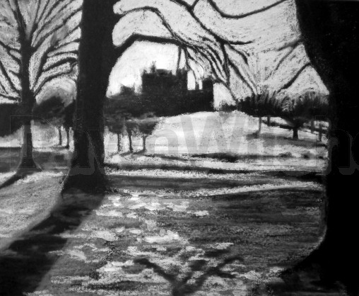 Snowy Wollaton Hall